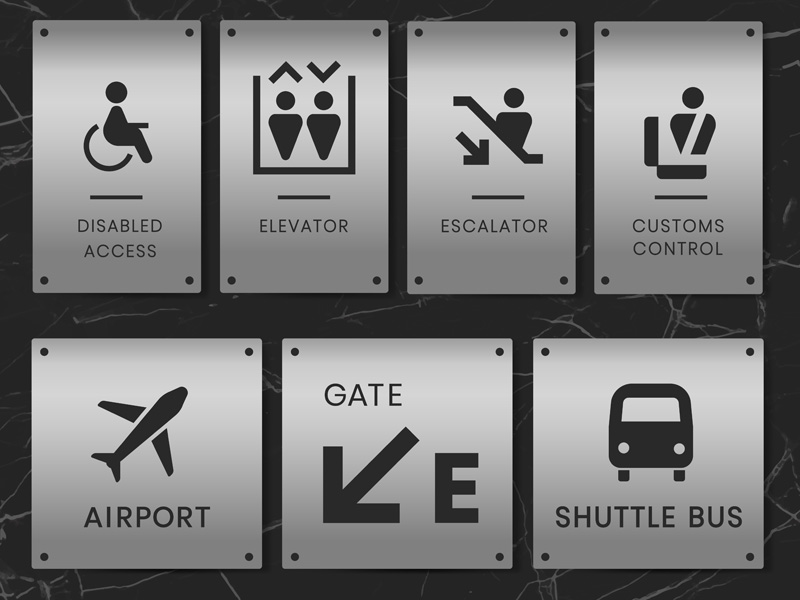 Plaques signalétiques