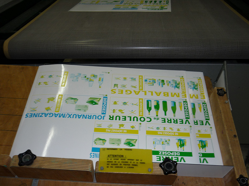 Sérigraphie et tampographie recyclage couleur Sérigraphie et tampographie recyclage couleur