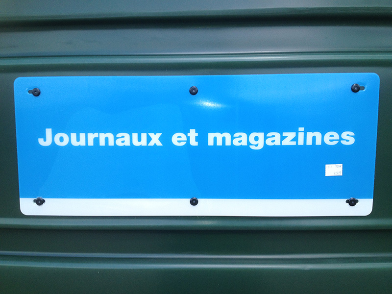 Sérigraphie et tampographie recyclage journaux Sérigraphie et tampographie recyclage journaux
